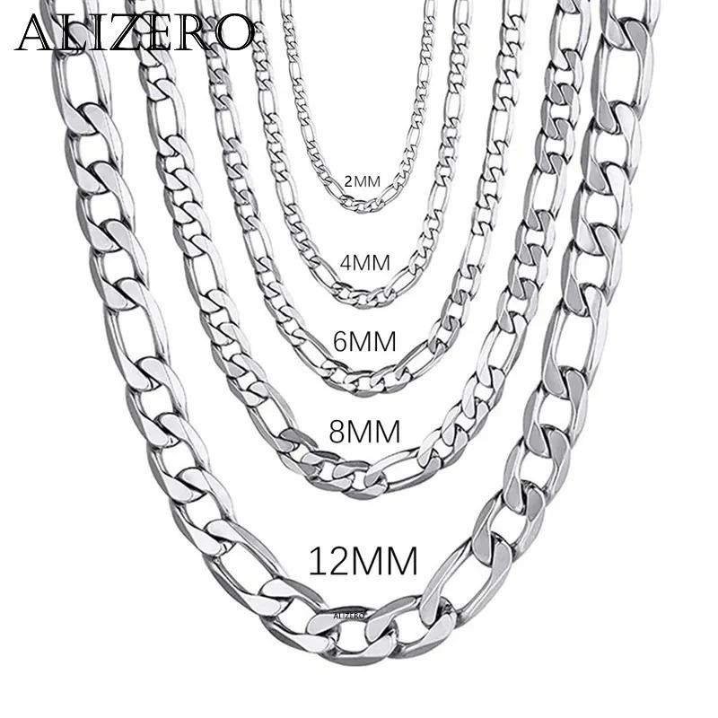 New Sterling Silver Thick Solid 925 Italy Men’s Figaro Chain Necklace New 2026