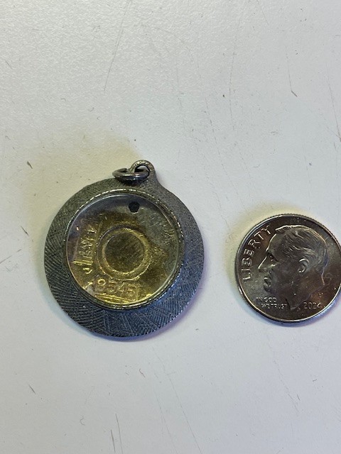 Silver Colored Pendant for Picture Keepsake, No Chain