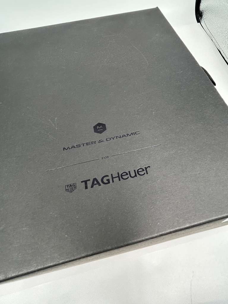Tag Heuer Merchandise-Black Audio Speaker Headphones NEW with BOX Never used