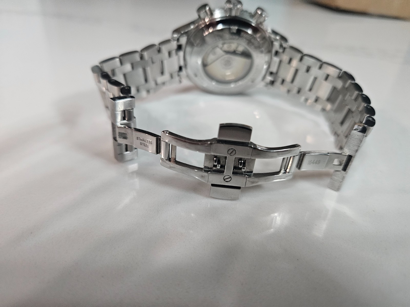 Philip Swiss Automatic Men’s Chronograph, Valjoux 7750, with box/papers