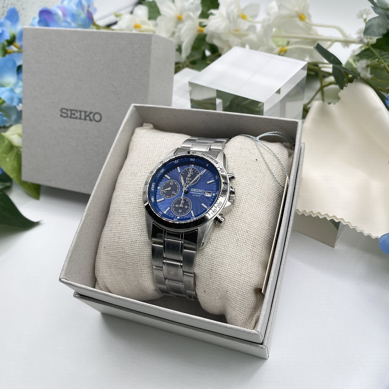 New Item SEIKO WATCH Men’s Quartz Chronograph Watch SBTQ071