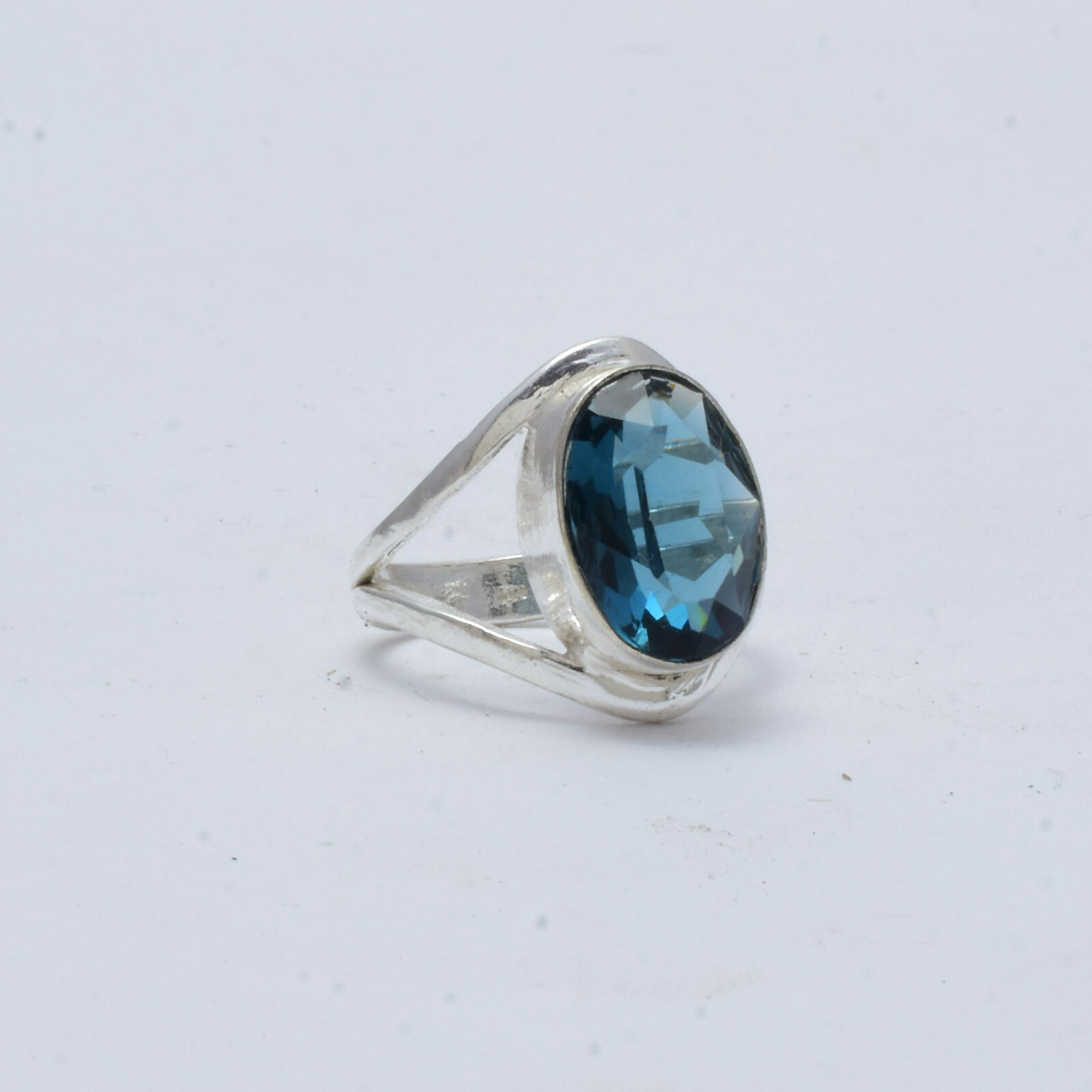 Fine Iolite Topaz Gemstone 925 Sterling Silver Handmade Ring All Size