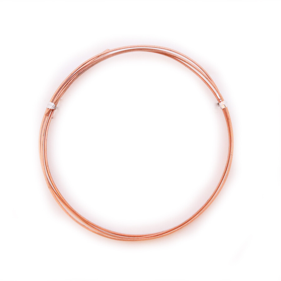 99.9% Pure Copper wire Half Hard Half Round 20 21 22 24 Gauge Made in USA