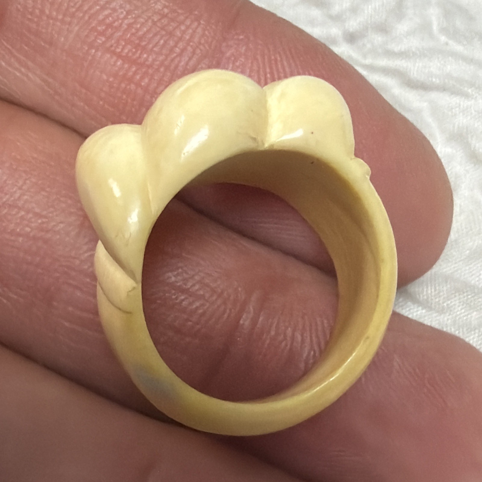 Patricia Von Musulin Modernist Sculptural 1970’s Statement Ring Size 8.25
