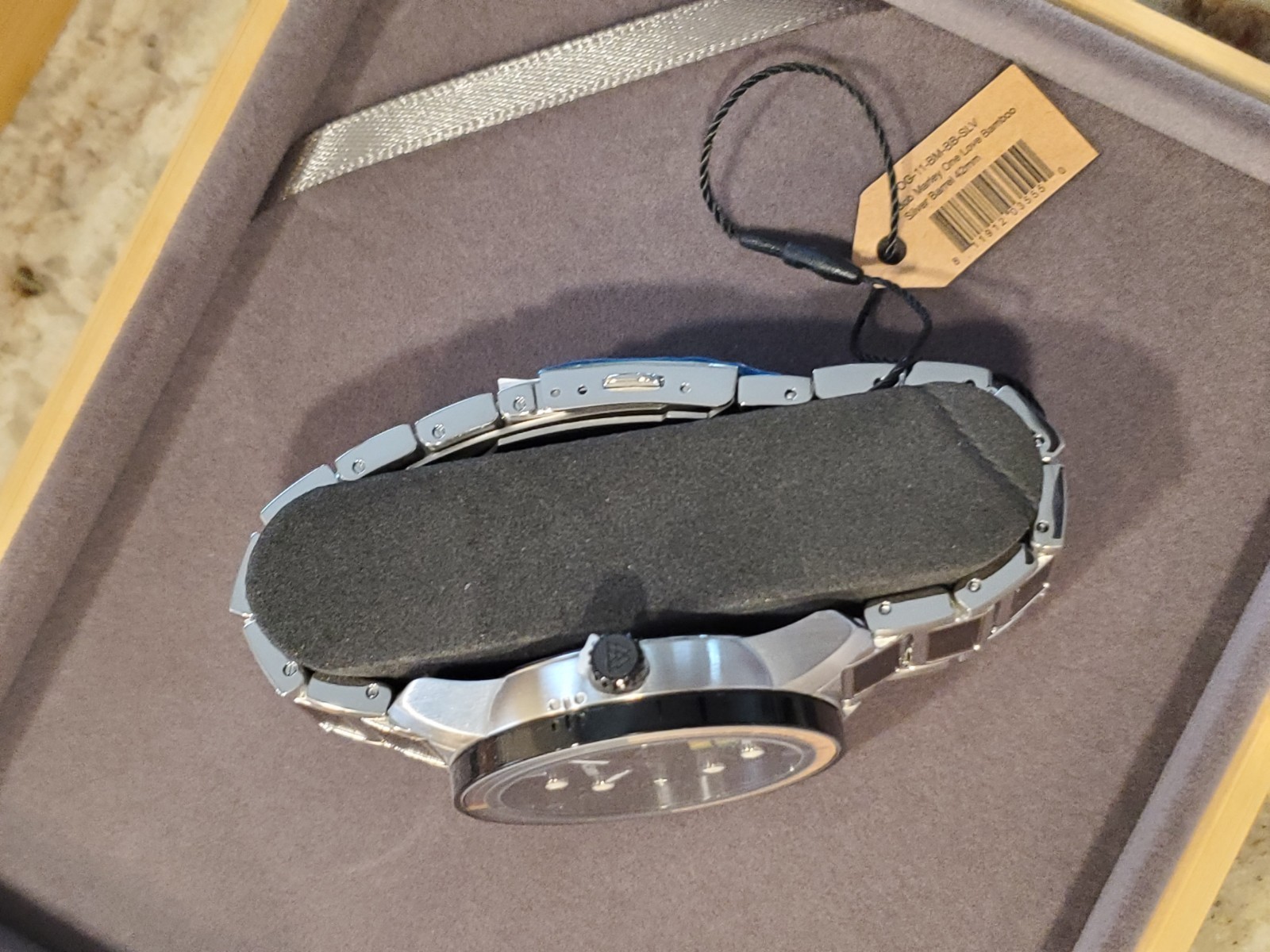 MINT!!! Original Grain “One Love” Ltd. Edition Bob Marley Bamboo 46mm Watch NIB