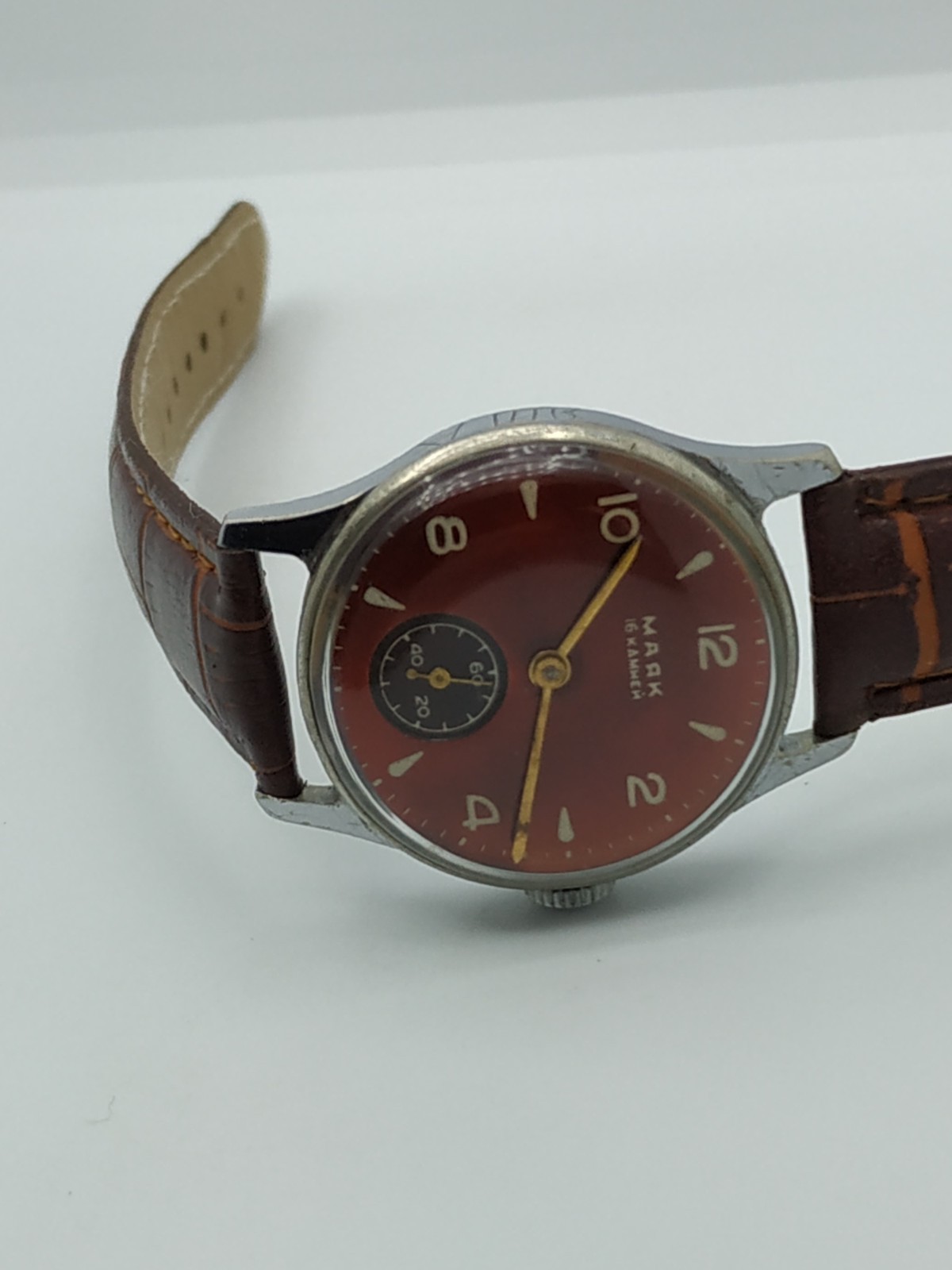 Men’s Watch Vintage Pobeda Mayak Majak USSR Mechanical CChZ Soviet Retro 1955s