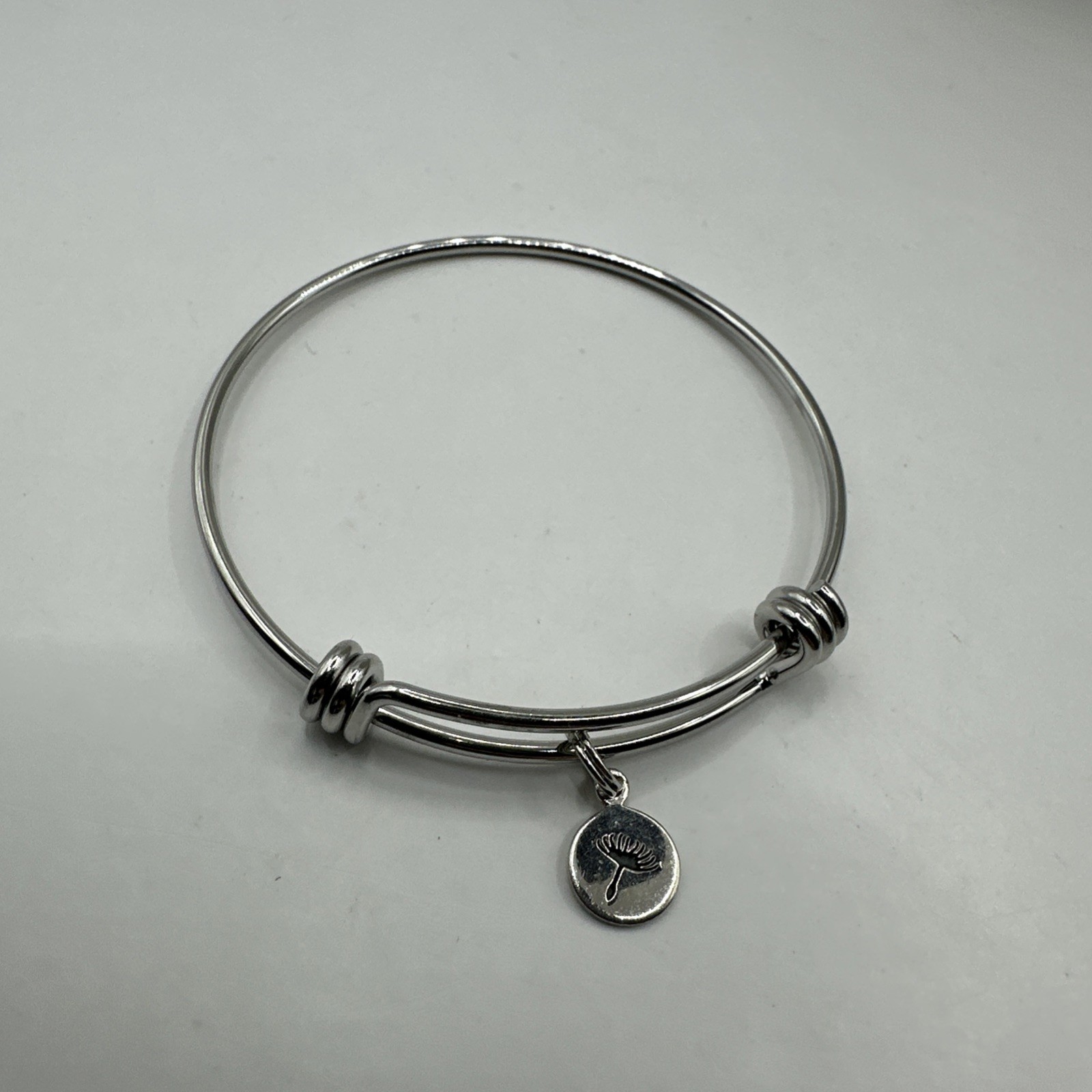 Small / Child’s Sterling Silver Slide Charm Bracelet With Wish Charm Starter 6”