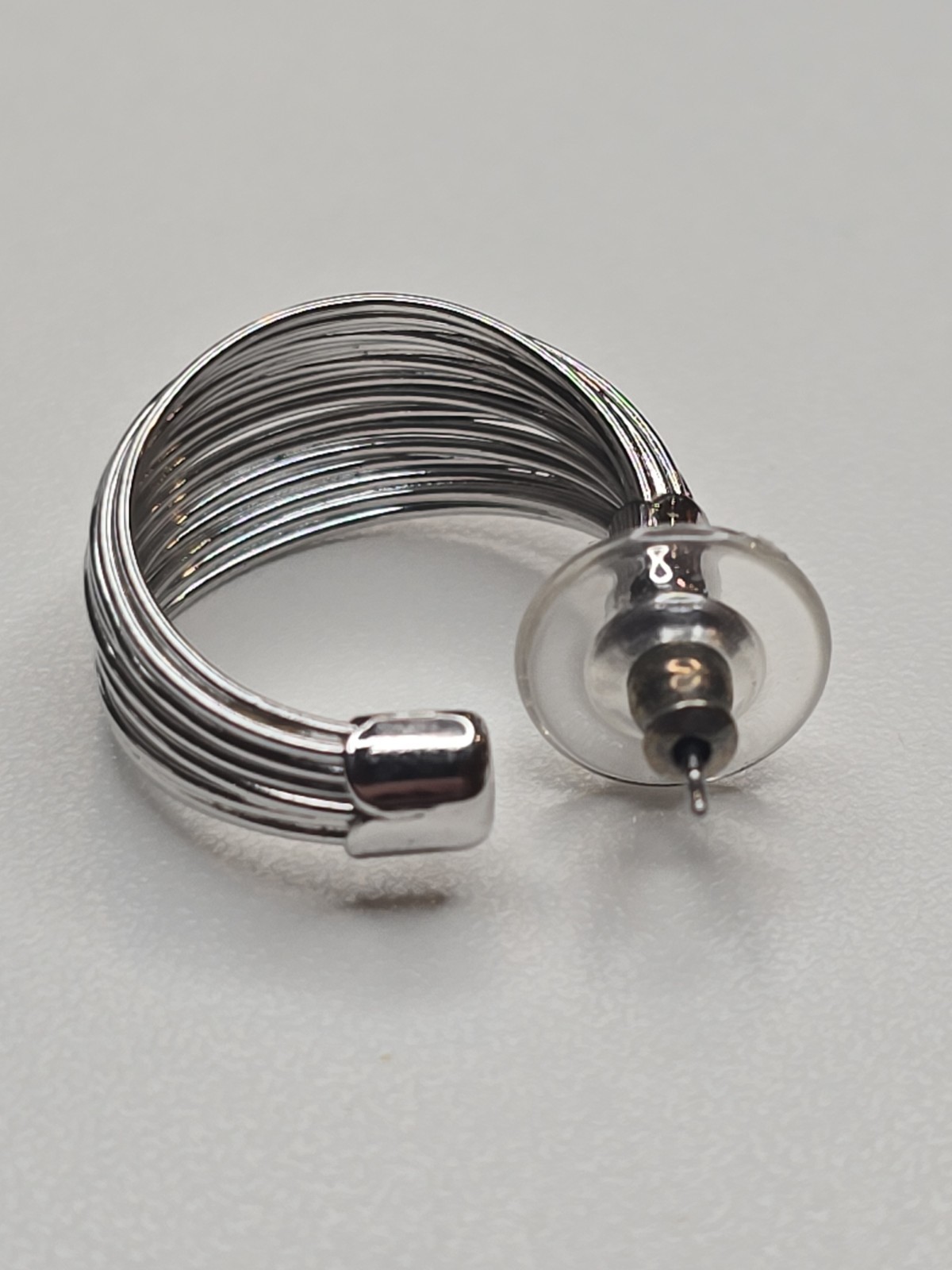 Luv AJ Canyon Hoop Earrings, Stacked Wire Design Women’s Fashion Jewelery