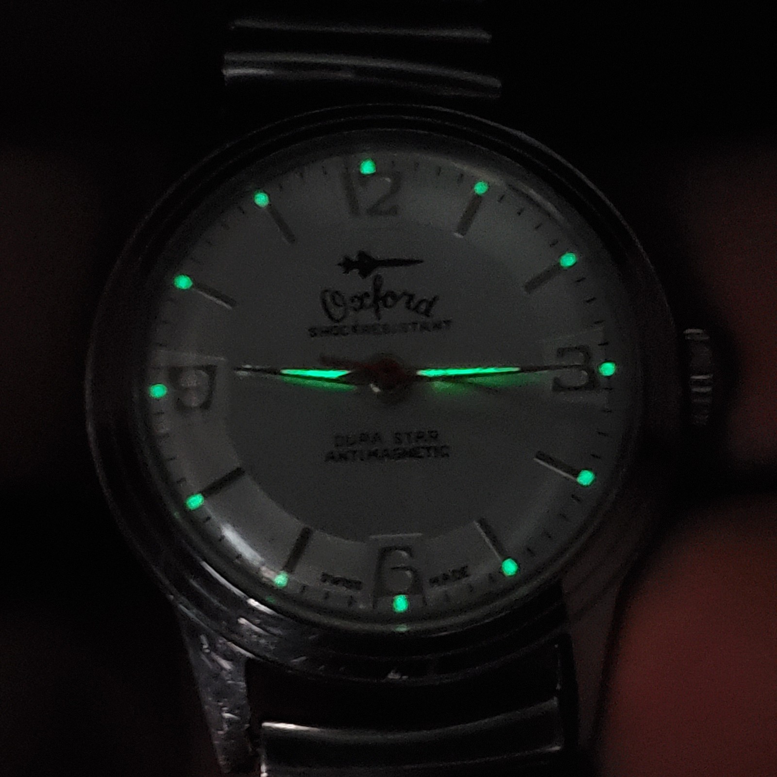 RARE VINTAGE OXFORD DURA STAR SWISS MADE HANDWIND ANTIMAGNETIC 32MM WATCH