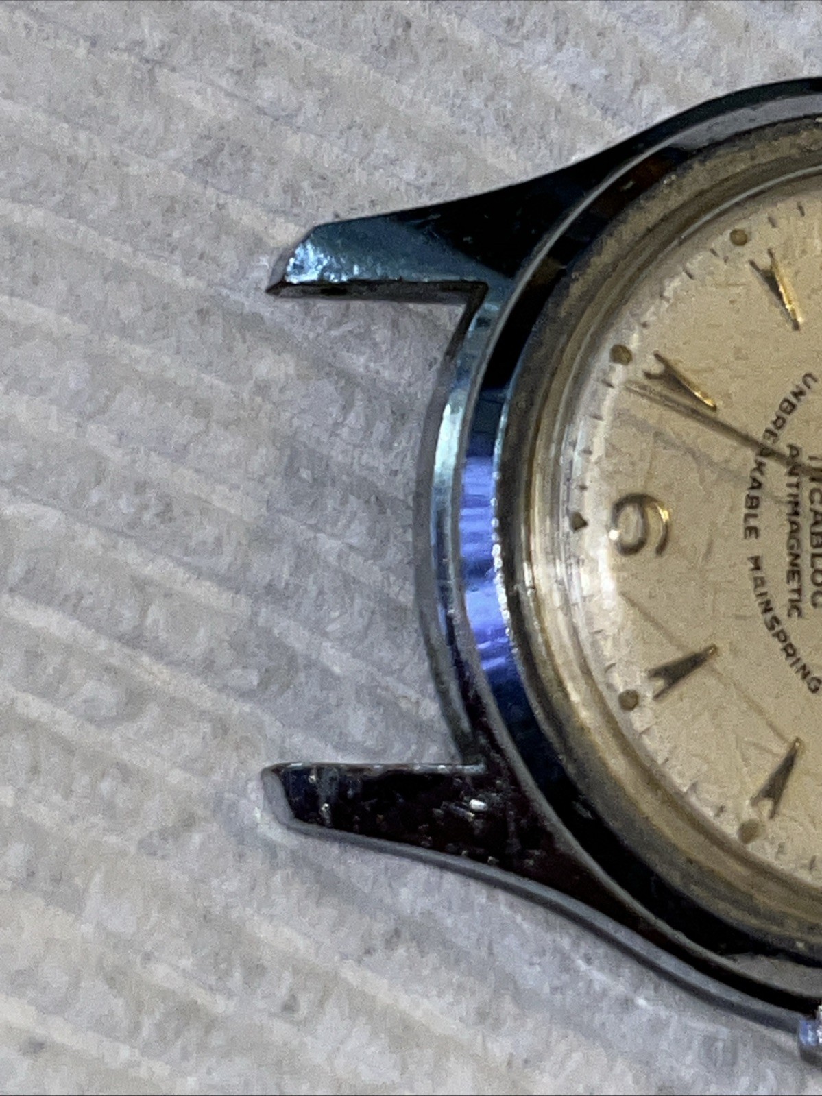 La Marque 17 Jewels Watch Unbreakable Mainspring Incabloc winds