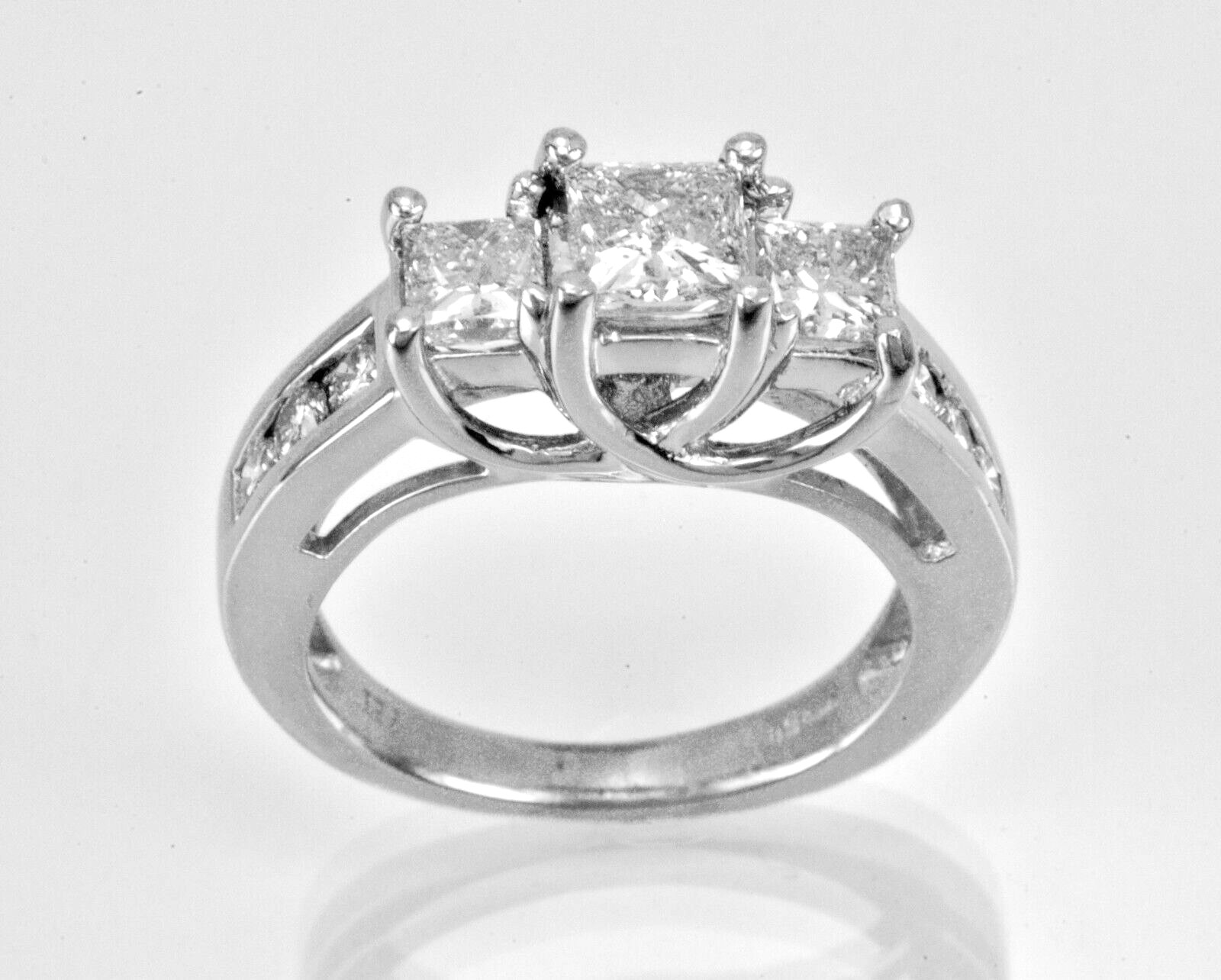 1.50ctw Radiant Cut Diamond Halo Engagement Ring 950k Platinum Lot 4