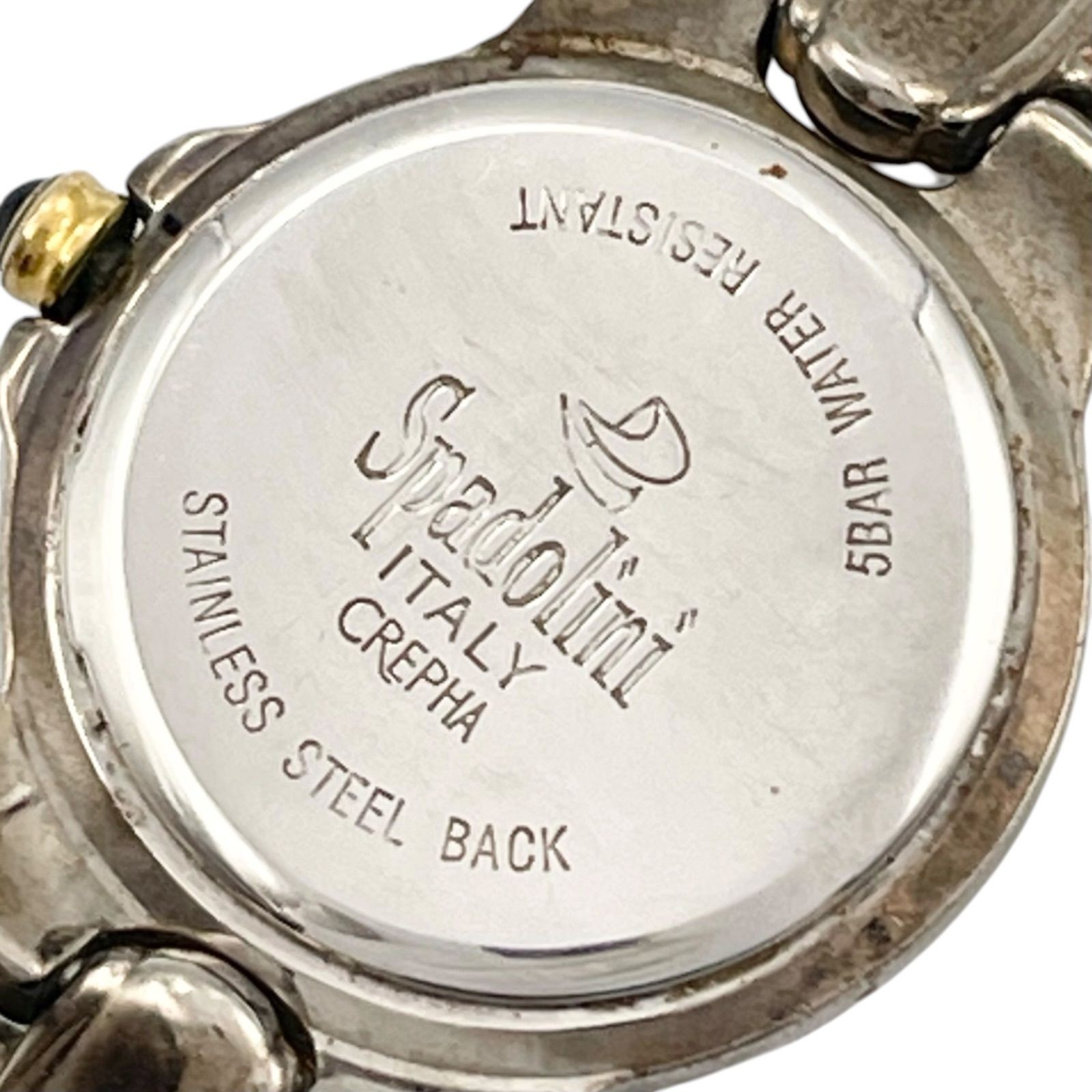 Working Spadolini ITALY Crepha Women’s Analog 3 Hand Quartz Combination Shell Di