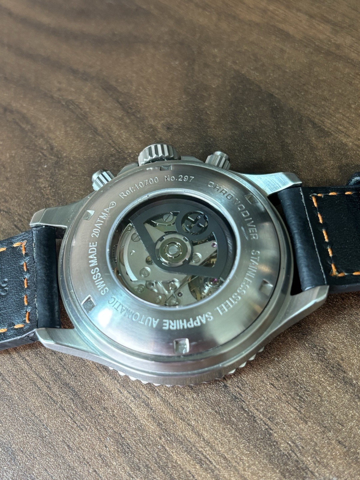 ERNST BENZ 47mm Automatic Chronodiver GC10726 Leather Band Ref 10700