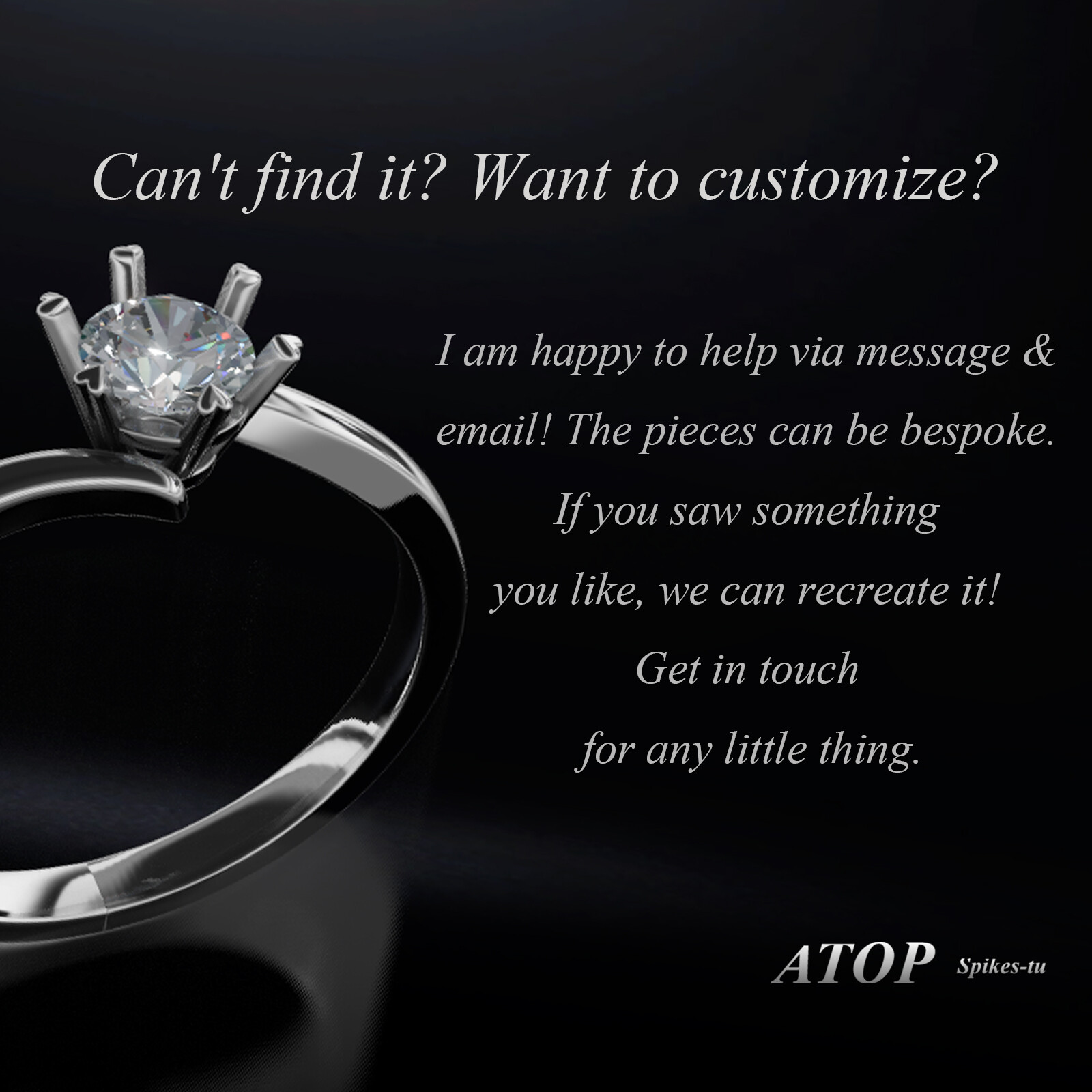 0.5ct/1ct/2ct 925 Silver D/VVSI Real Moissanite Six-claw Engagement Ring