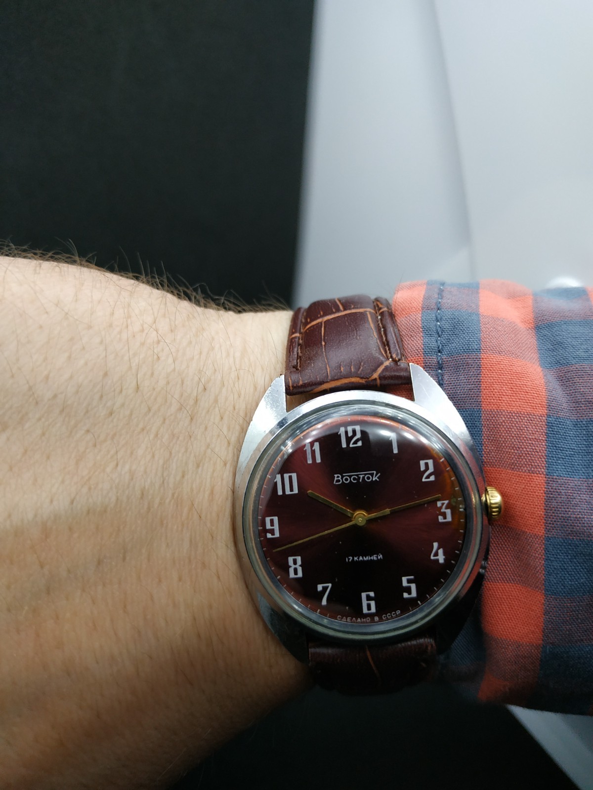 Men’s Dress Watch Wostok Vintage USSR Mechanical 2409A Retro Vostok Soviet ⭐