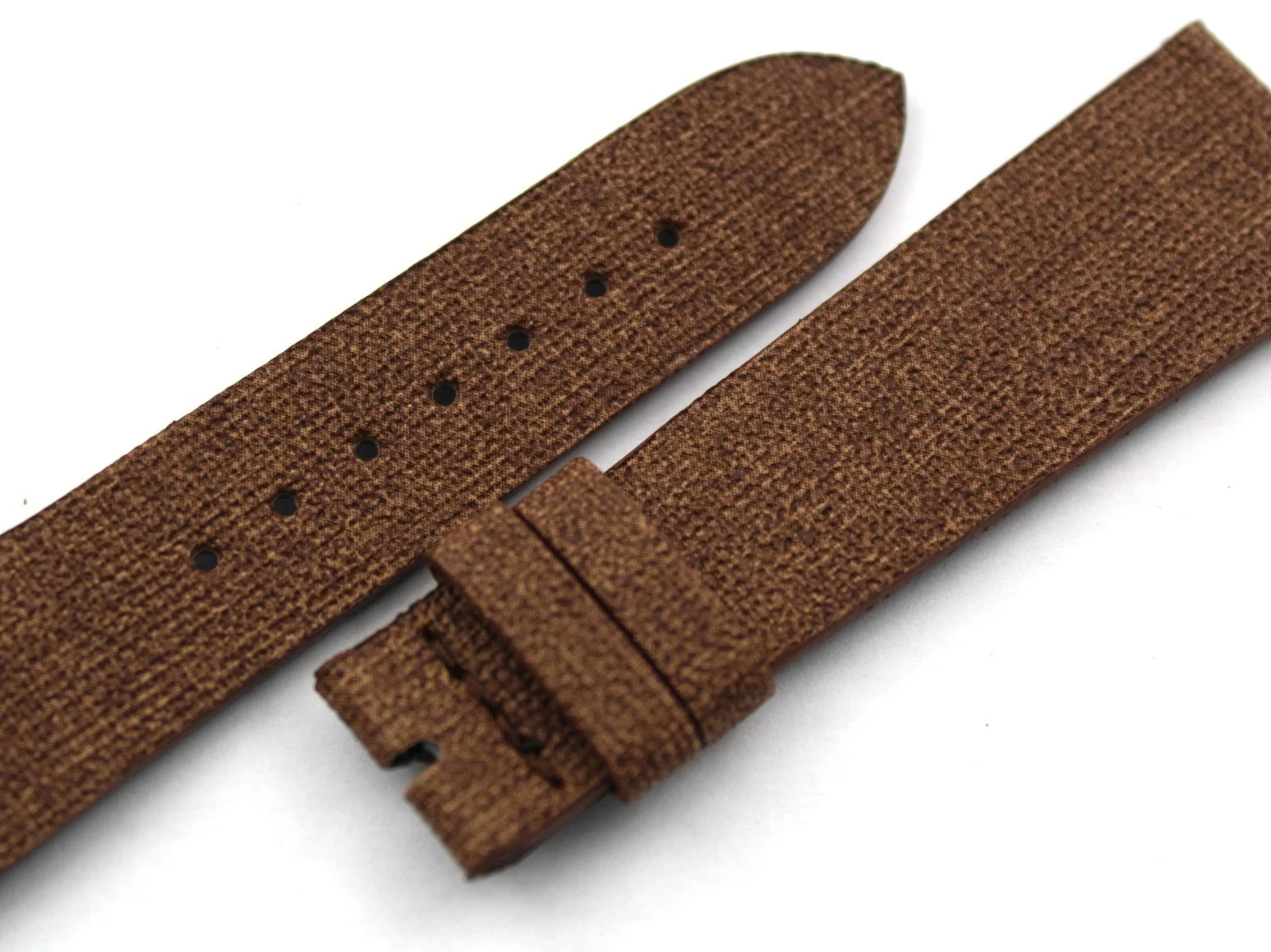 Vegan Straps 100% Brown Various Sizes Made Italy Sports Watch Accessories