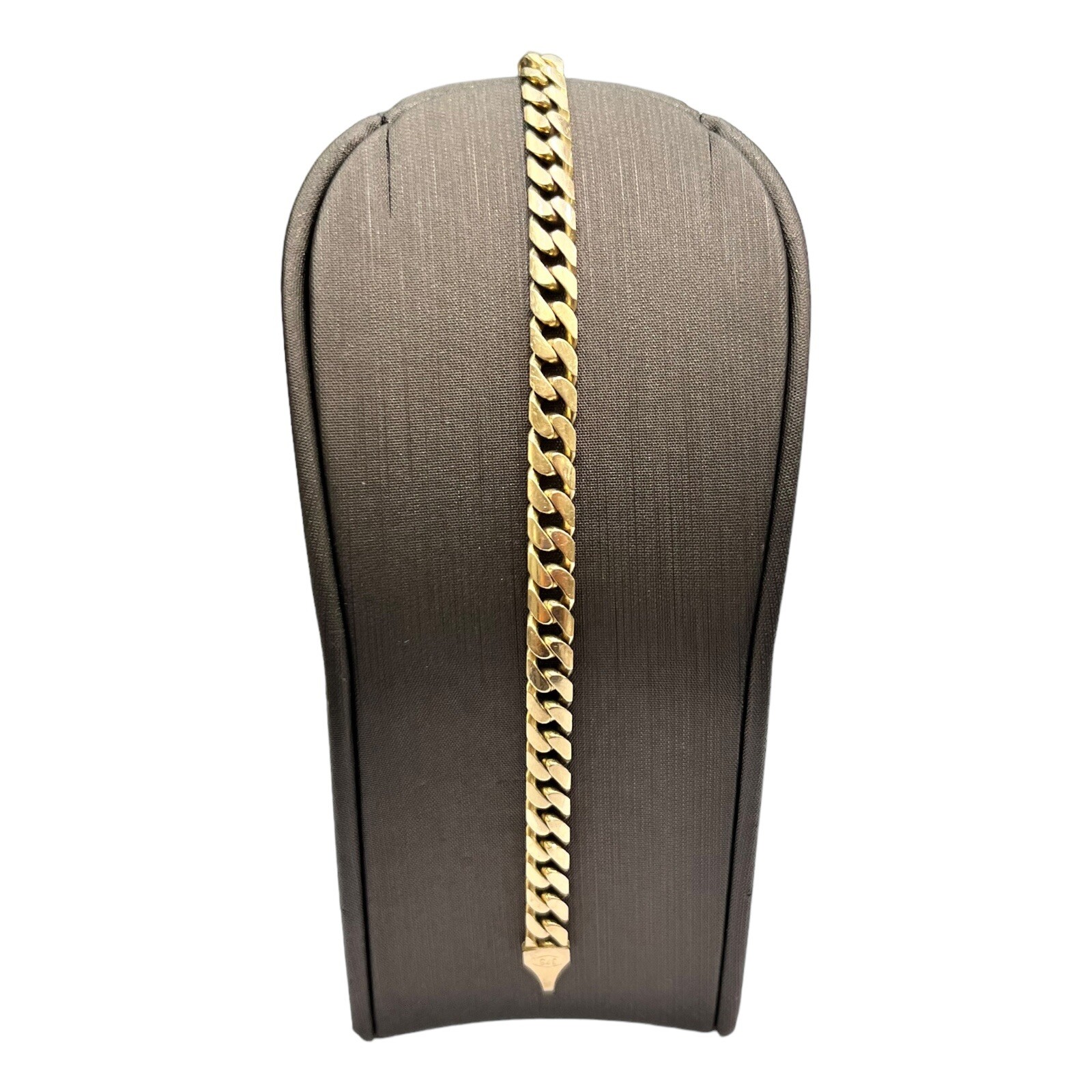 9ct 9K Yellow Gold Italian Curb Cuban Link Bracelet 15.24 Grams 22cm. Brand New