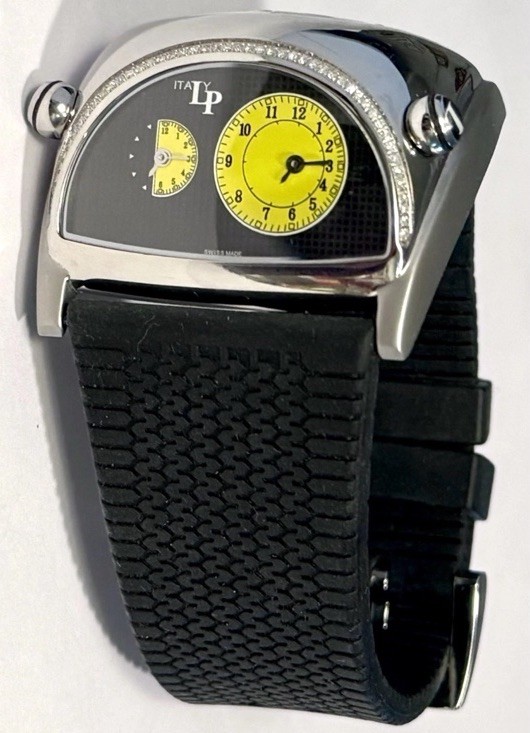 48mm 0.25Ctw Diamond STRATOSPHERE by Lorenzo Pozzan Lucien Piccard-Italy Watch