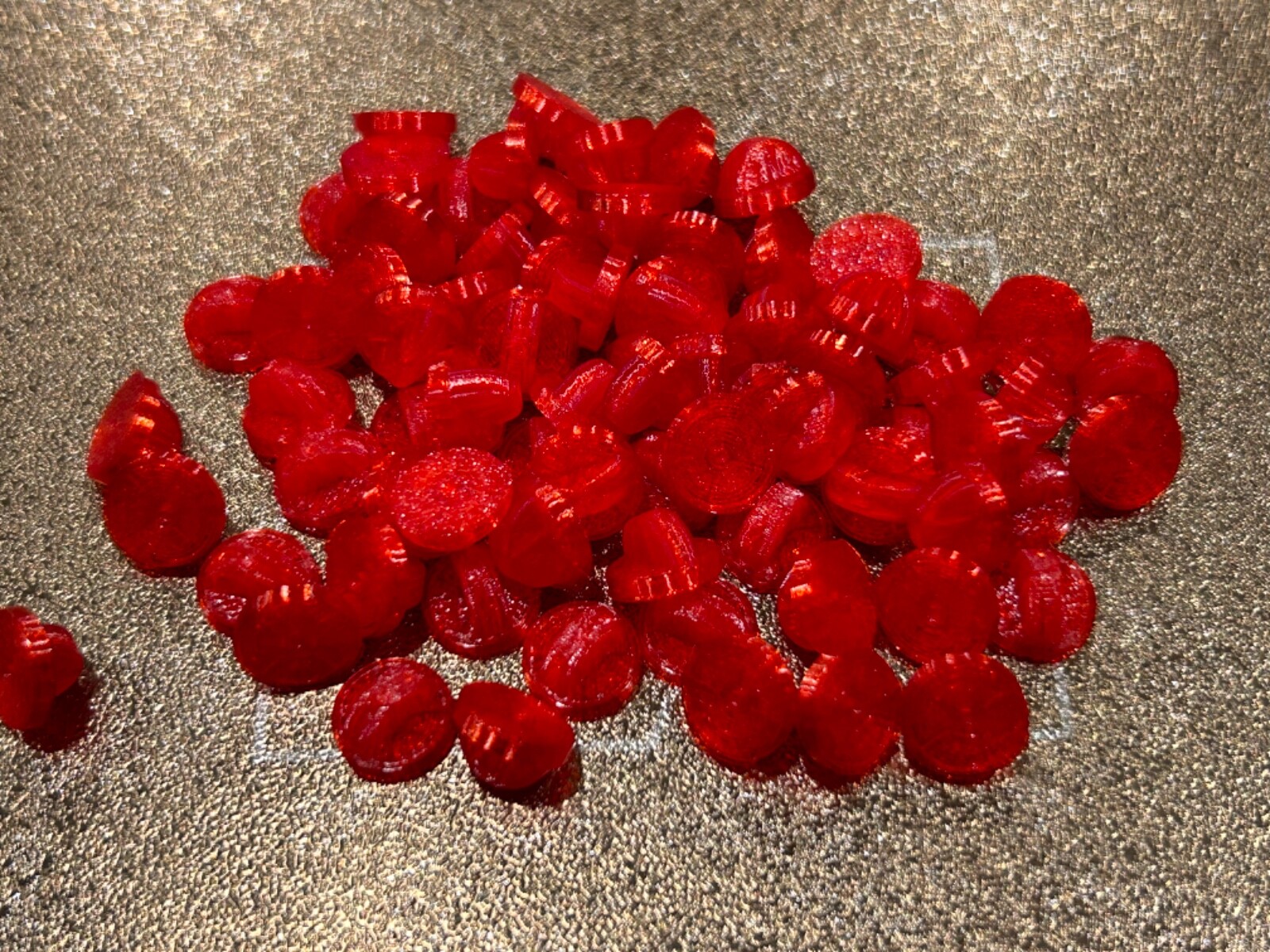 25 – Red Rubber Pin Back Holder Clutch Badge Lapel Pin Tie Tacks (US SHIP)