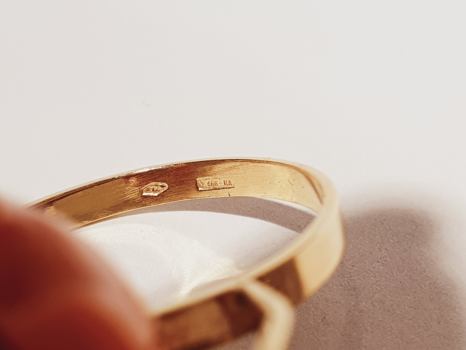 Gold and Coral Ring