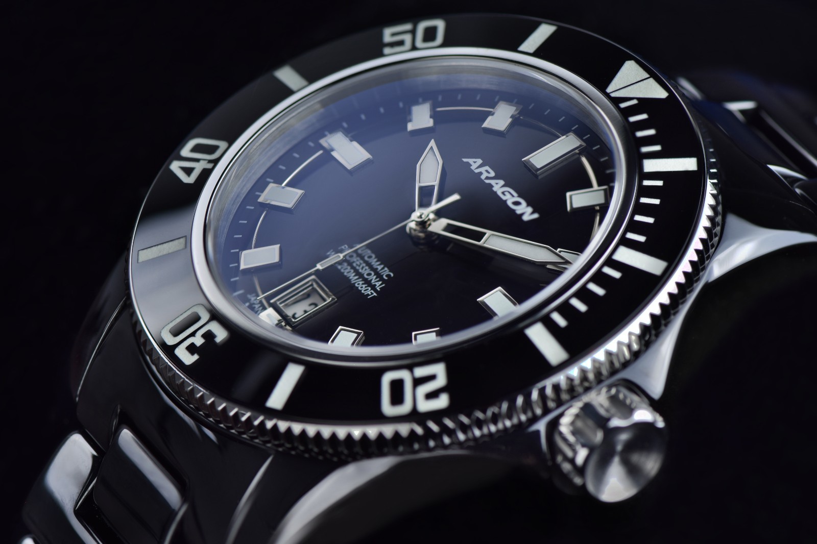 ARAGON A614BLK Hercules Ceramic 50mm
