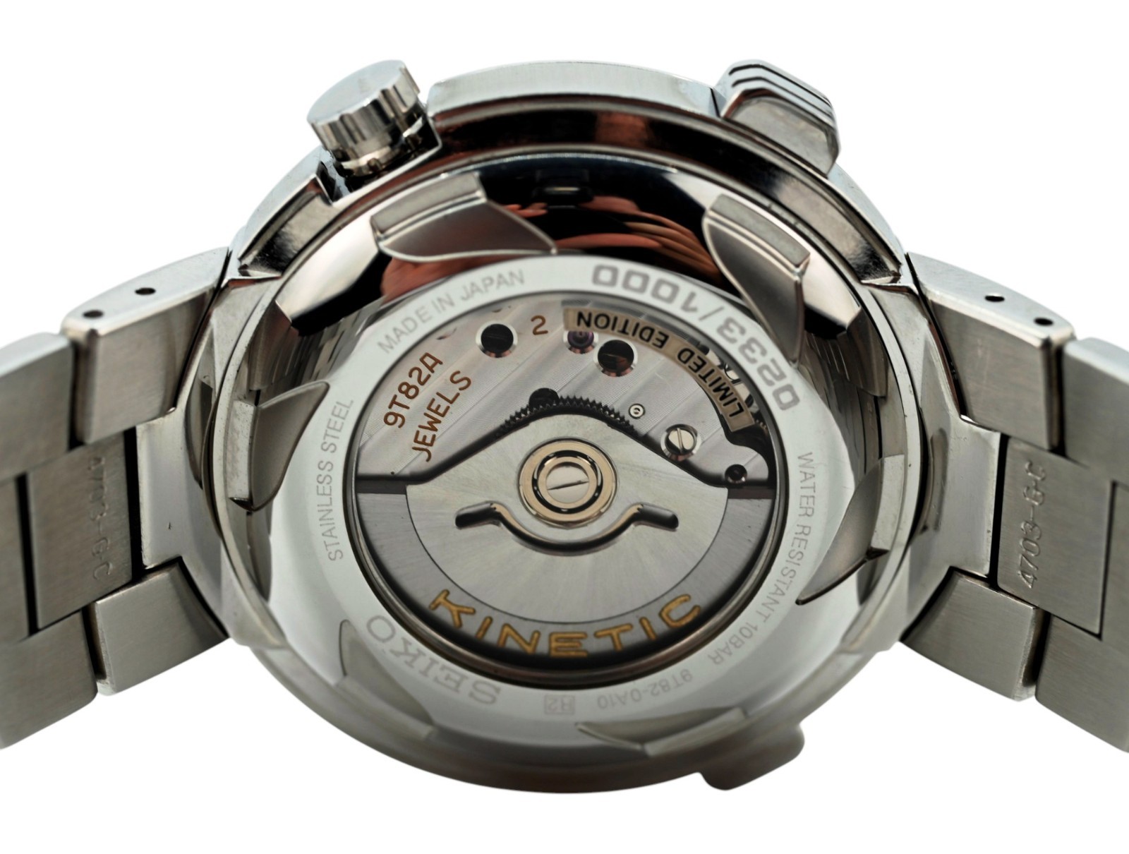 Seiko 42mm Men’s Kinetic Sportura Partenza Chronograph Watch SBXZ001 (9T82-0A10)