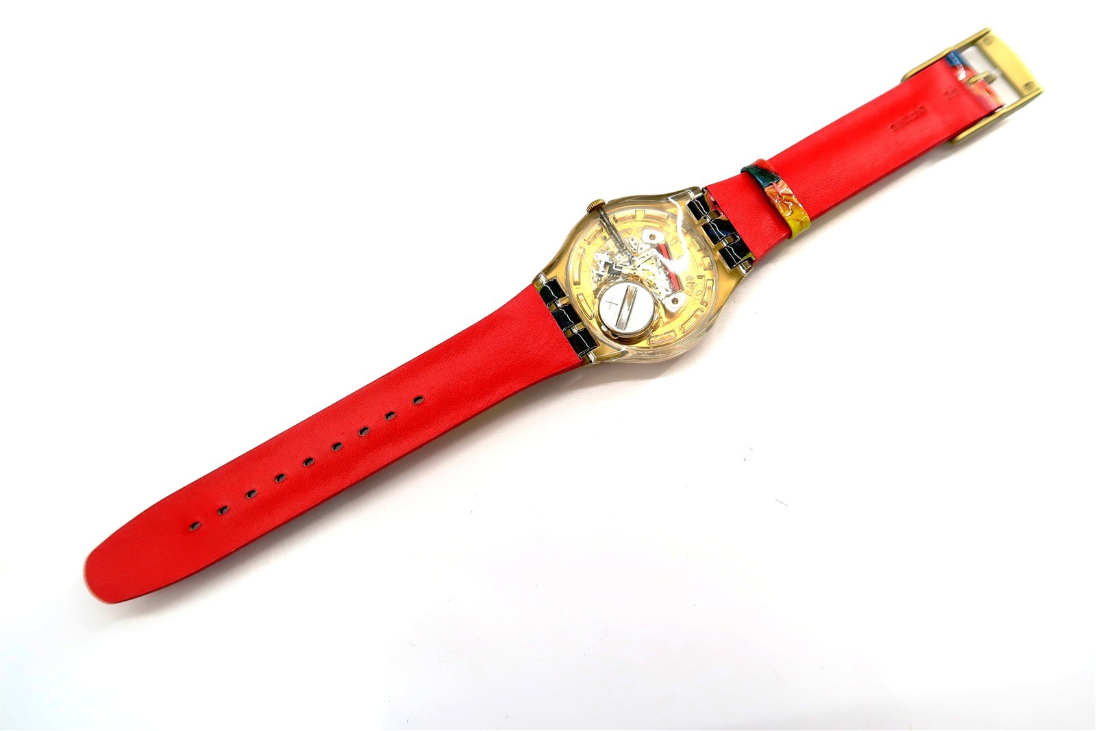 Swatch Watch WE’REALLGONNADIE SUOZ115 w/ Case & Papers 2011 We’re All Gonna Die