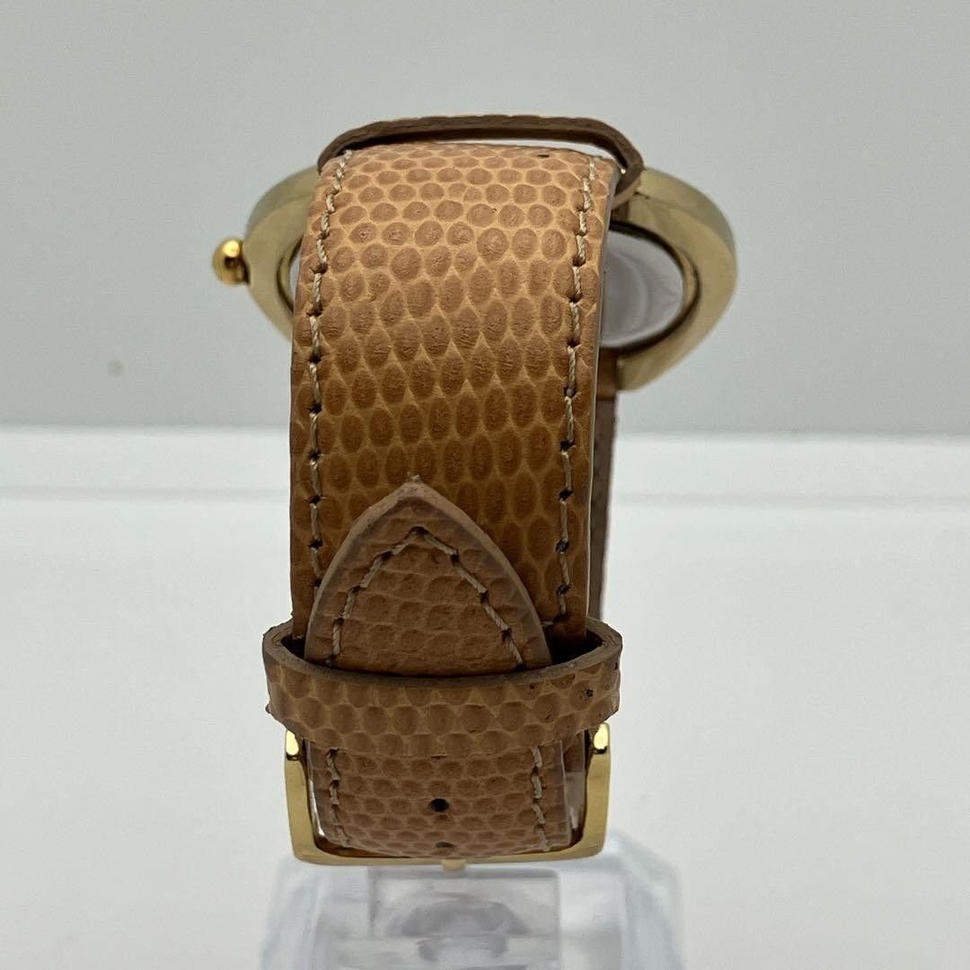 Working item SEIKO wristwatch oval quartz new battery ladies