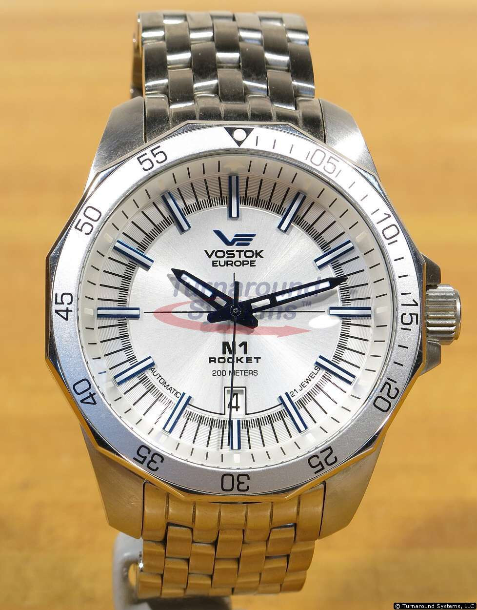 Vostok Europe N1 Rocket On Bracelet, Big, Beautiful! Used
