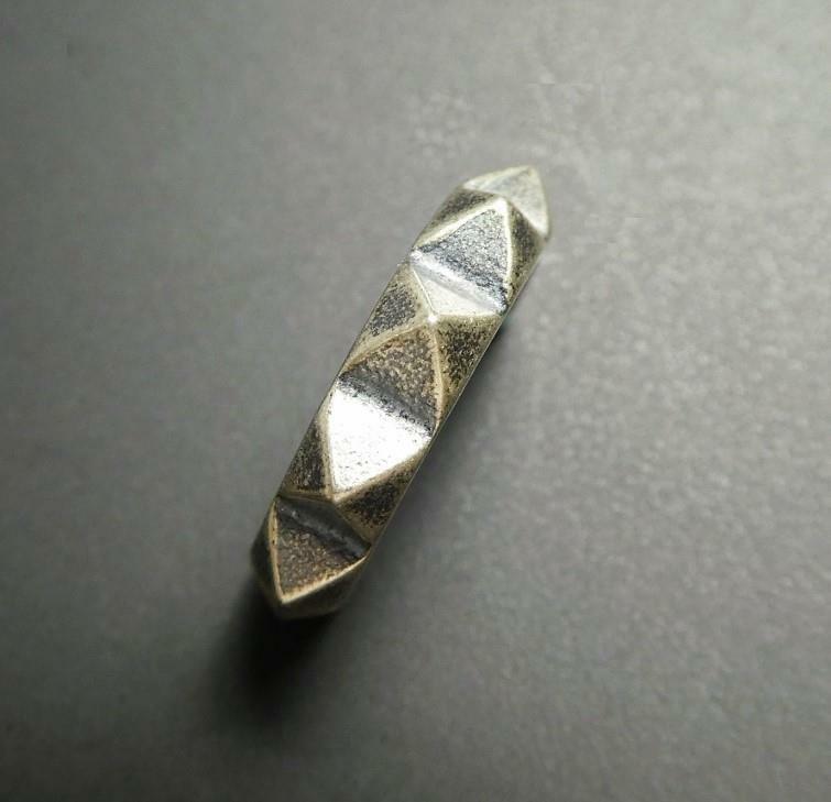 SINGLE SIDE Sterling Silver Studded Earring Ear Cuff Climber Non Piercing Punk