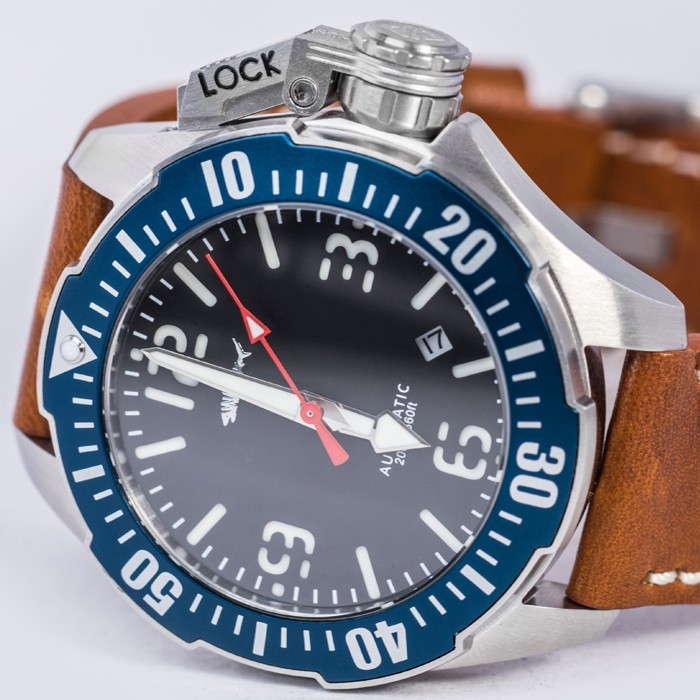 Heimdallr Sharkey Frogman Miyota Diver 200M Automatic Watch Helium Valve 42mm C3