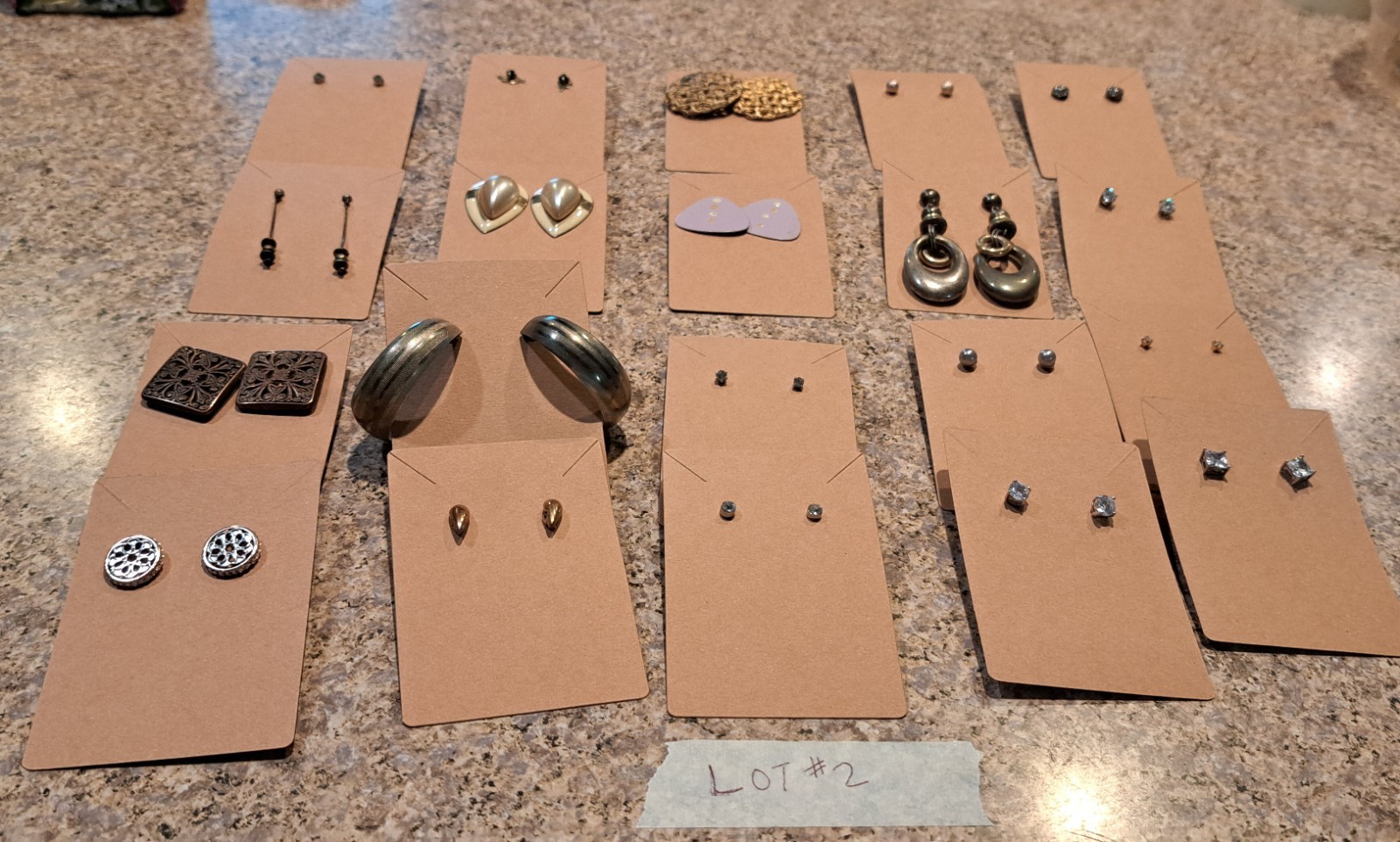 Lot Of 20 Pierced Earrings Pairs Variety Vintage To Now, Costume (LOT #2) READ