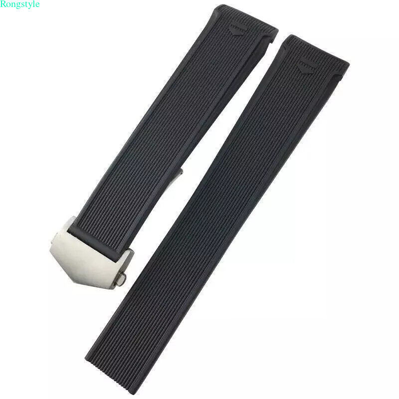Rubber Silicone Band Strap For Tag Heuer CARRERA AQUARACER Series Watch 20/22mm