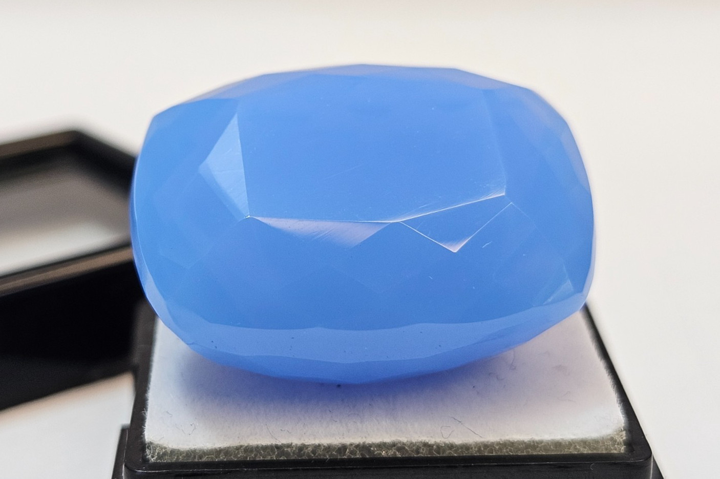 Cornflower Blue Colour Welo Opal 50+Ct Natural Cushion Cut Loose Gemstone