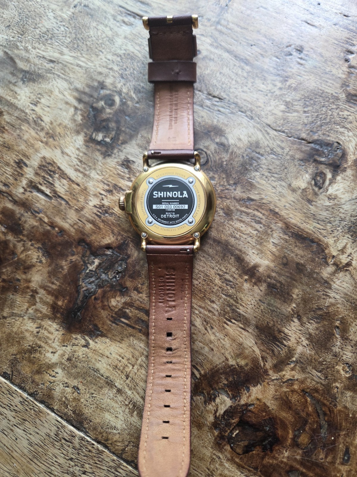 SHINOLA RUNWELL ARGONITE 1069 WORKING MENS WATCH 47MM