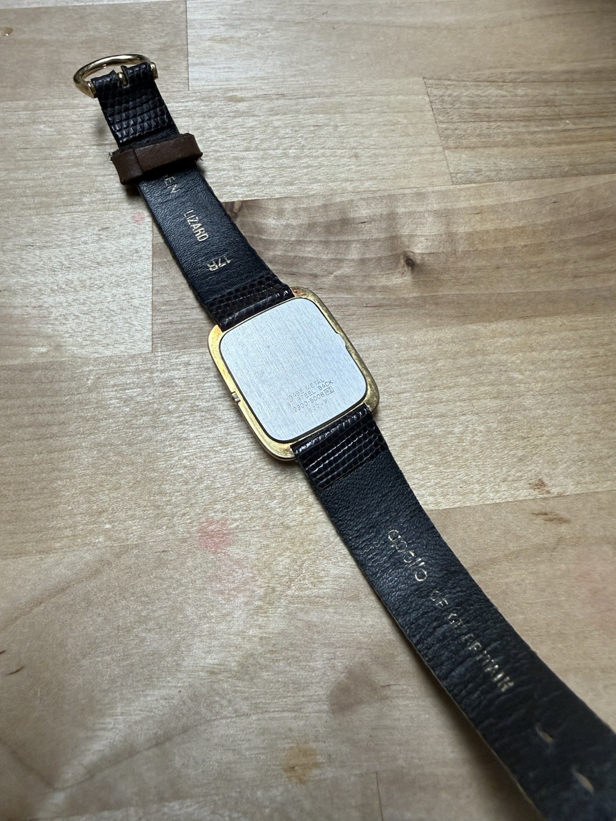 Seiko Lassale Ultra Thin Watch 9300-5008 R2 Original Lizard Band