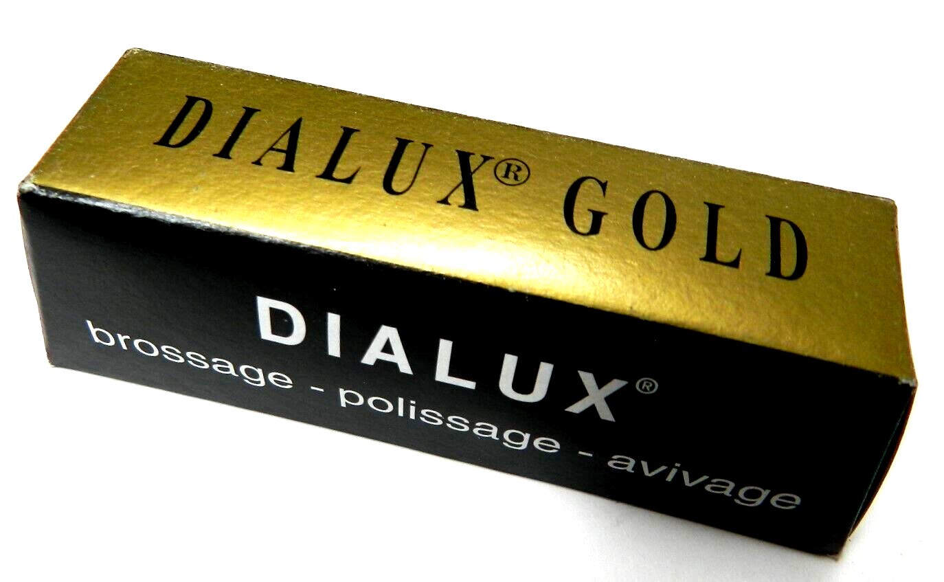 Dialux Gold Polishing Compound Jewelry Rouge Super-Finish Highest Gloss 1 Bar