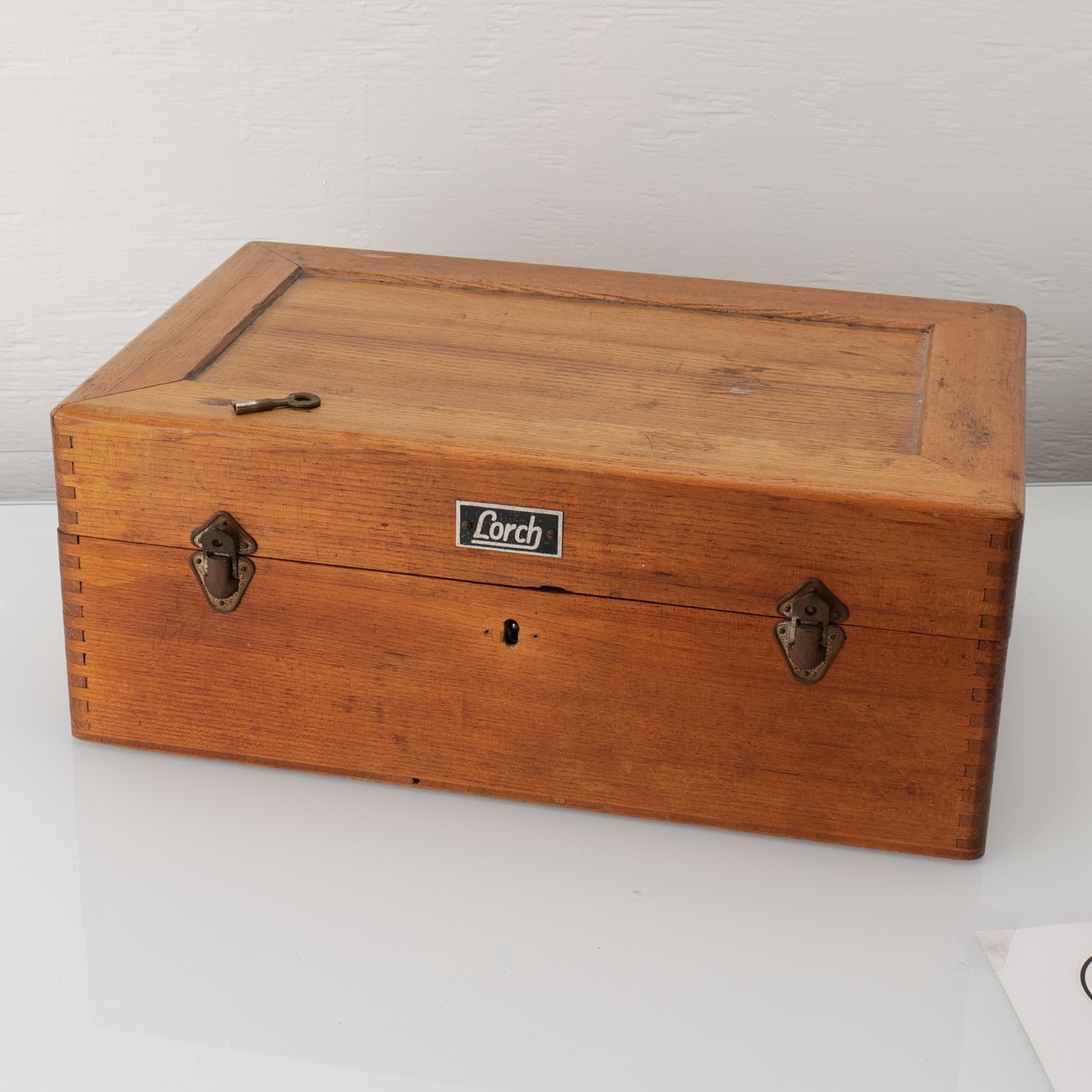 Watchmakers Lorch 8mm Lathe Kit Box Vintage Cross Slide Germany