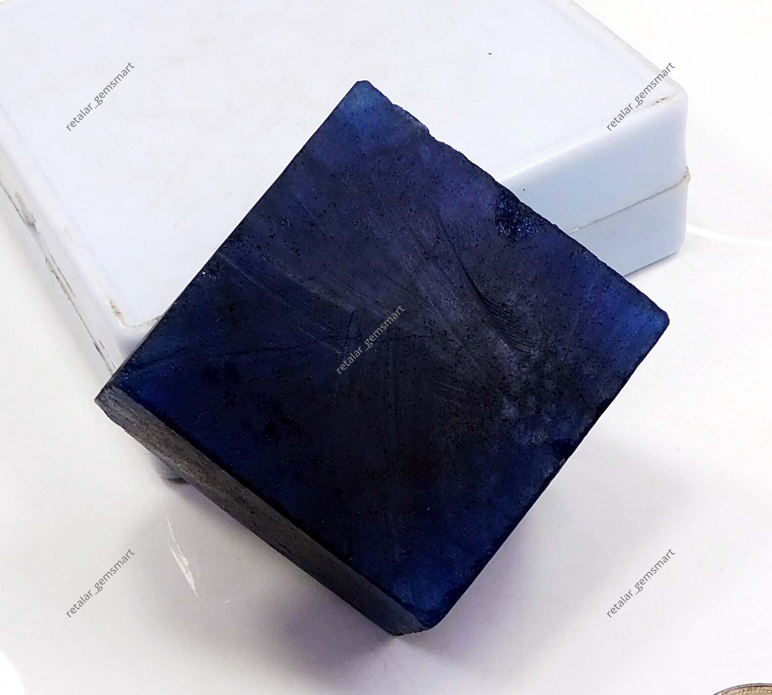 774.00 Ct Natural Translucent Blue Tanzanite Rough Certified Loose Gemstone