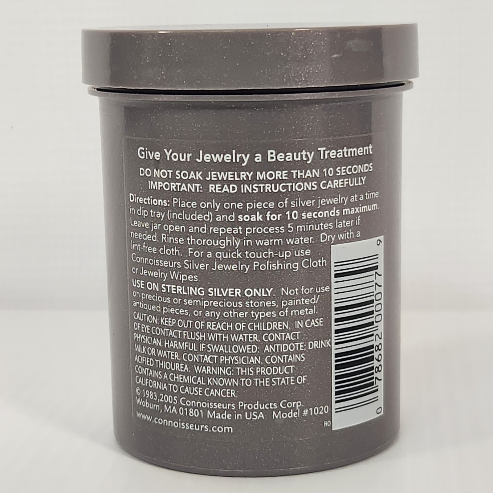 Connoisseurs Silver Jewelry Cleaner 7 fl oz Sterling Silver #1020 New Sealed