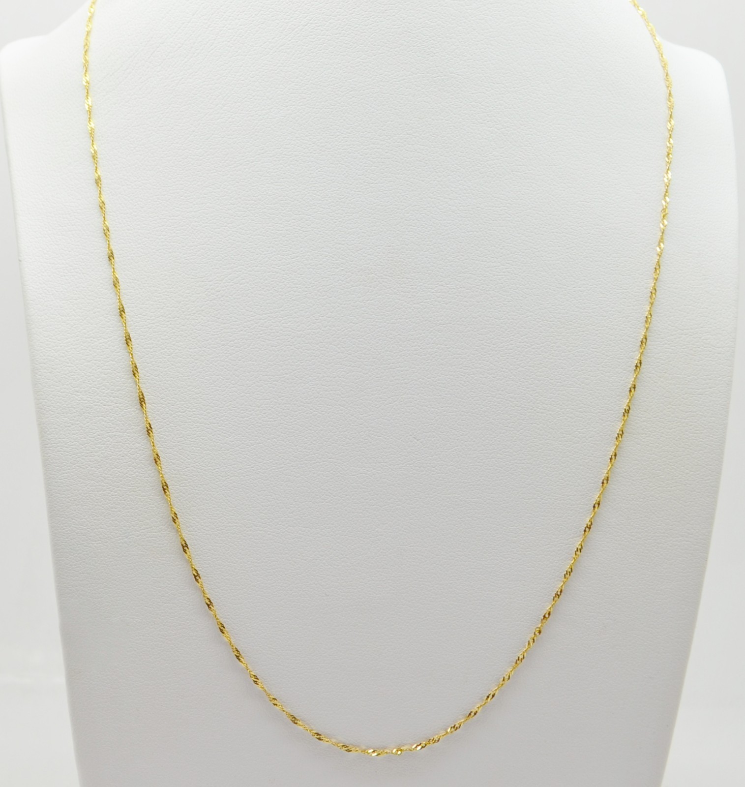14K Yellow Gold Rope Chain Necklace 18.0″ #GOLD-4136