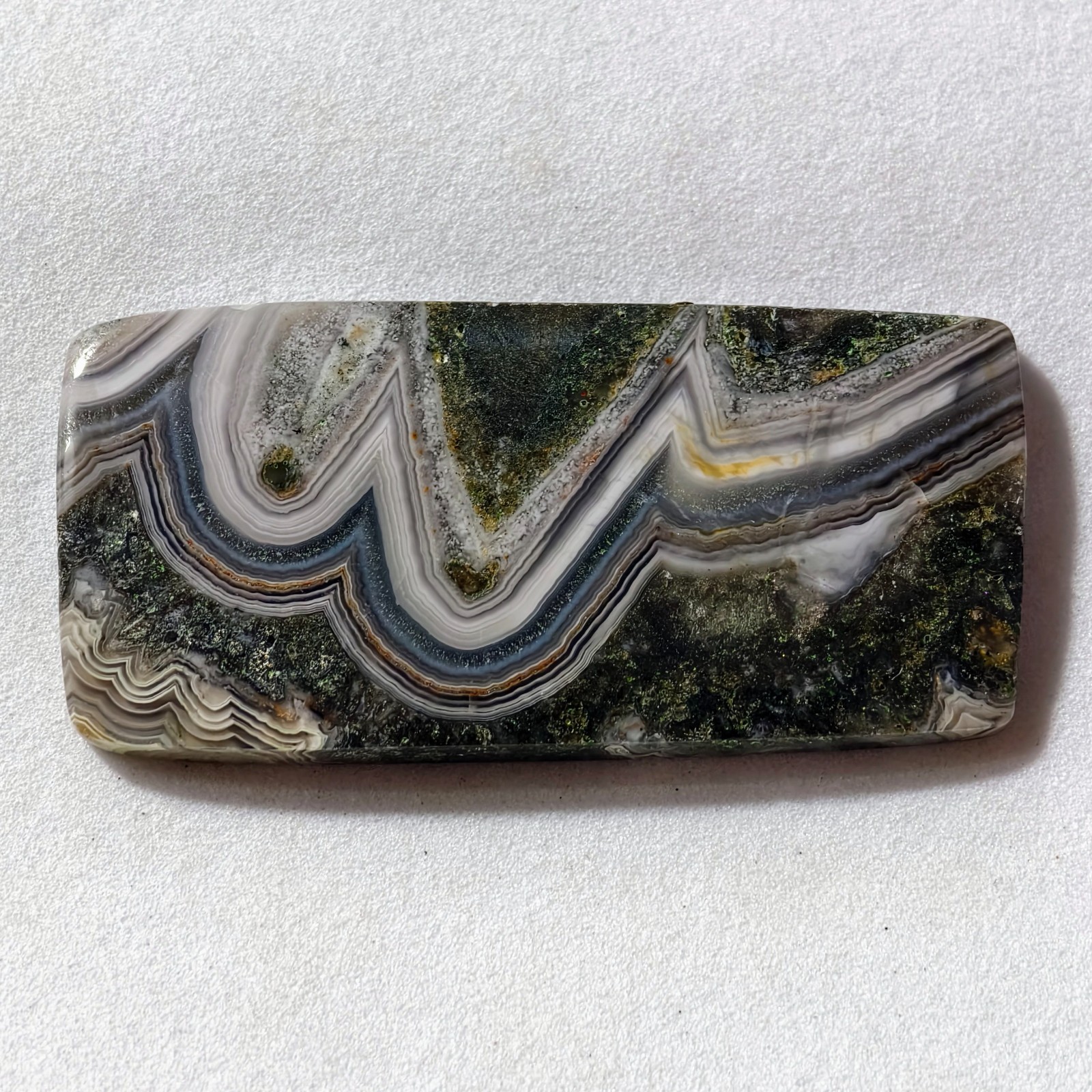 52 Cts Natural Crazy Lace Agate Cabochon Gemstone For Jewelry 47.2×22.8×4.7 MM