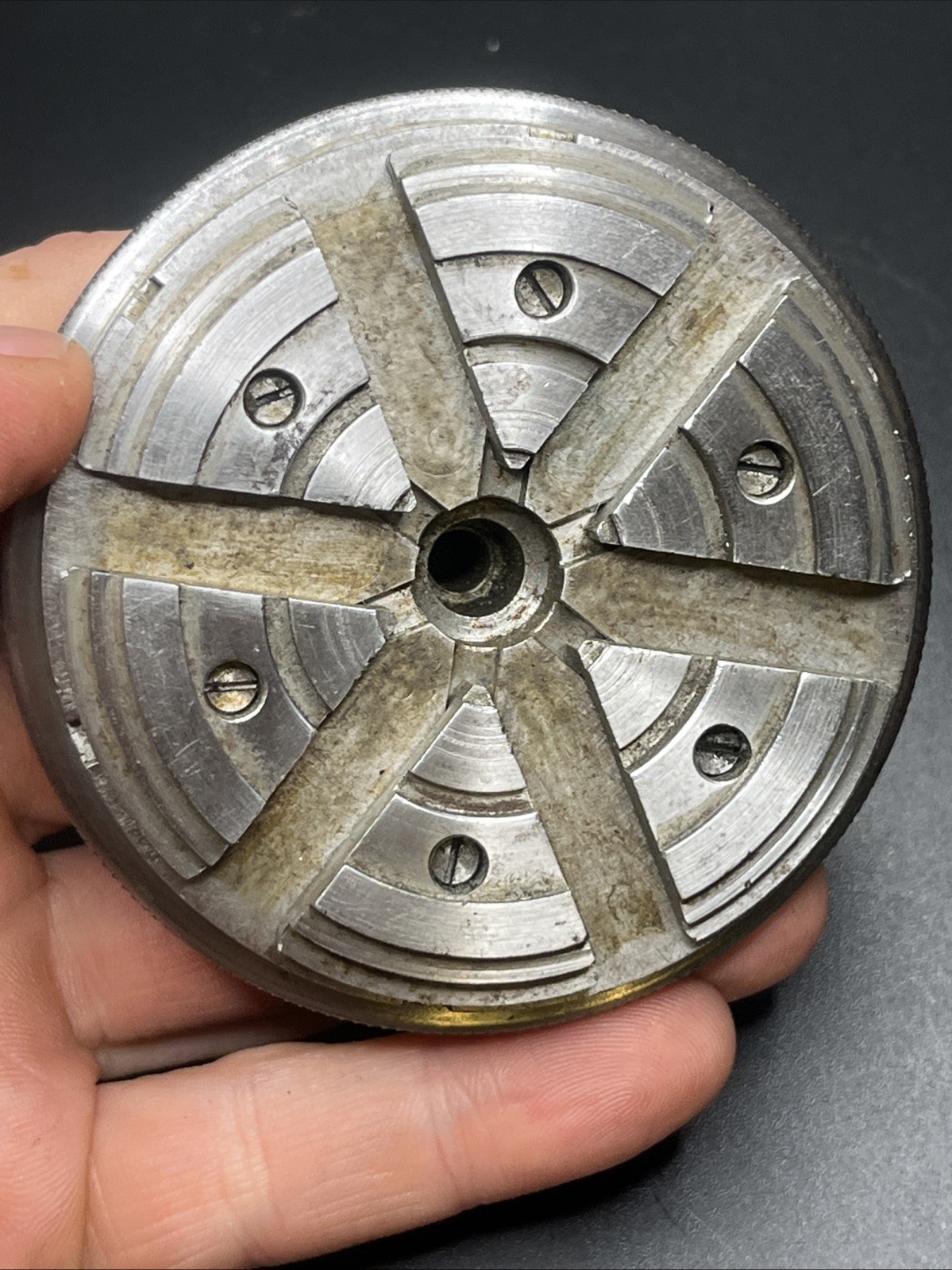Vintage USA Made Unbranded Watchmaker 8mm Lathe 3inch Bezel Chuck (017)