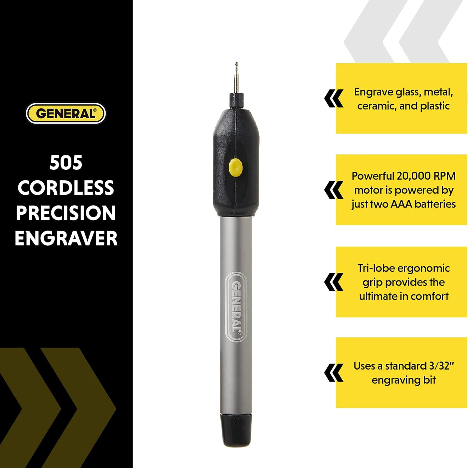 Cordless Engraving Pen for Metal – Diamond Tip Etching Tool for Engraving Toys,