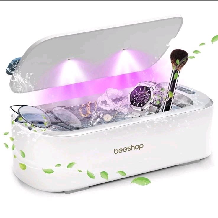Beeshop A6 Pro Ultrasonic Jewelry Cleaner 48Khz Ring Cleaner Ultrasonic Machine