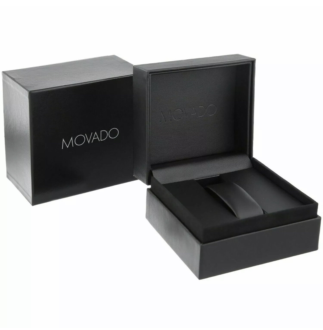 Brand New Movado Men’s Stiri Black Dial Stainless Steel Watch 0607277
