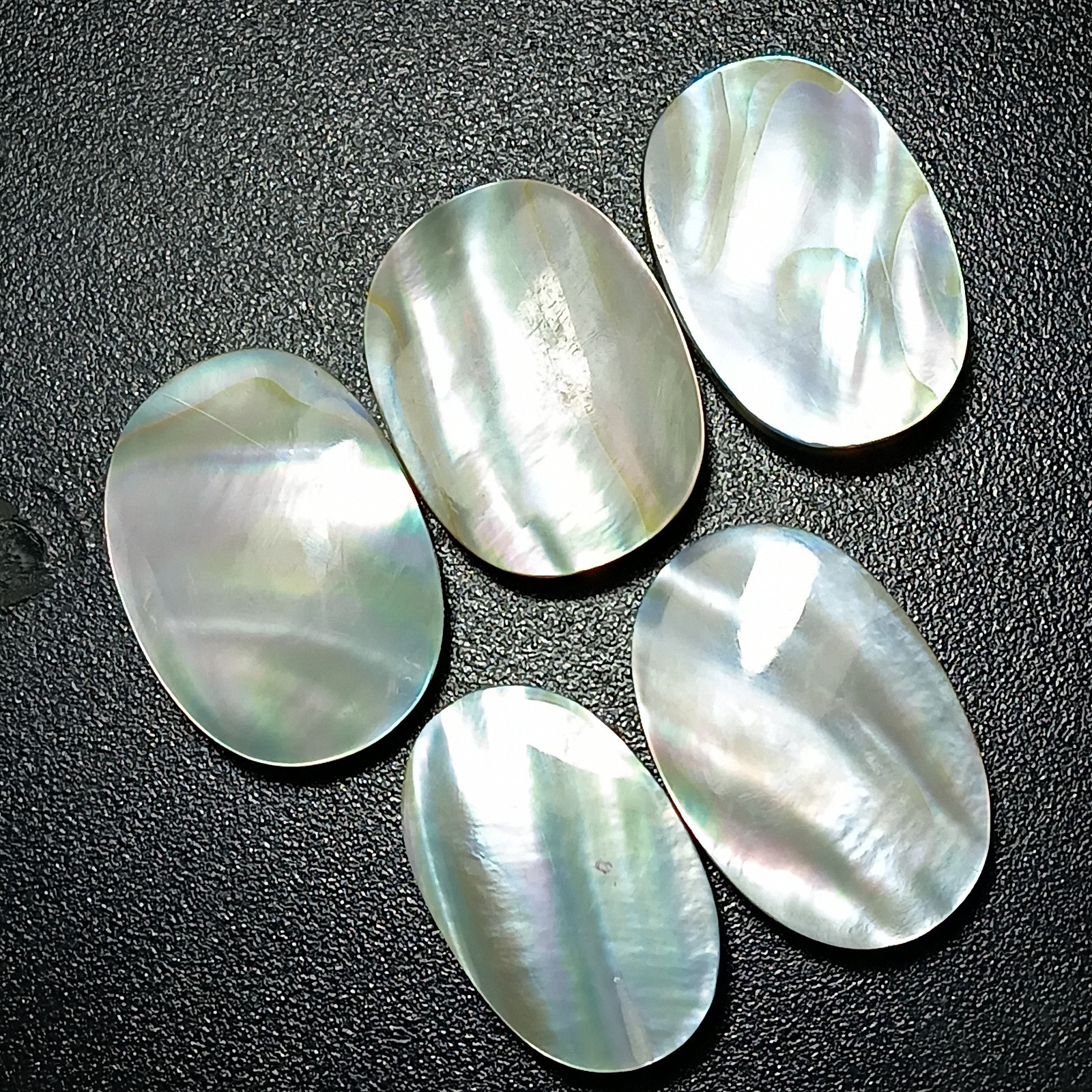 Tahitian mother of pearl cabochon lot natural white pearl loose gemstone jewelry