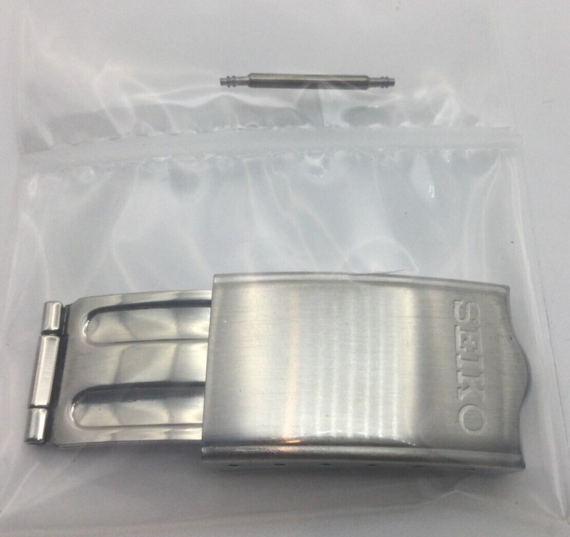 16MM VINTAGE FLIP LOCK CLASP BUCKLE FOR SEIKO WATCH STRAPS