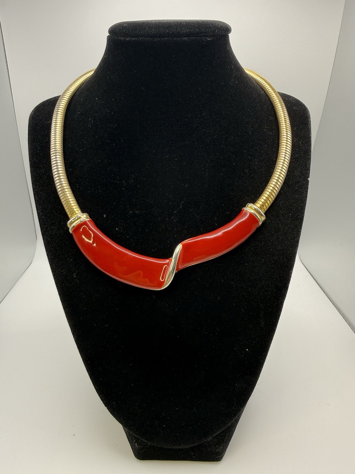 Vintage 1980s/ 90s Red Gold Black Enamel-Lucite -Plus Acrylic & Wood Mixed Lot