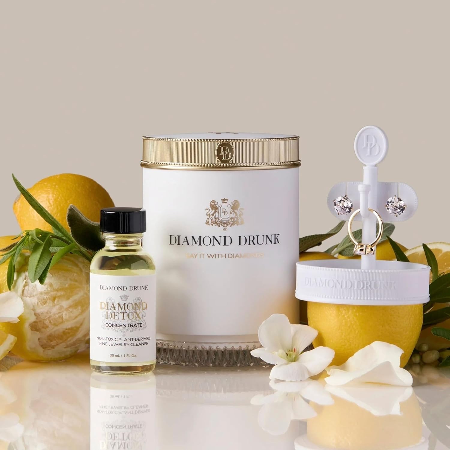 Diamond Jewelry Cleaning Kit Non-Toxic Gold Platinum Rings Fine Jewelry Care